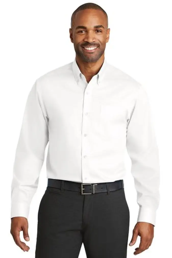 Non-Iron Twill Shirt - RH78 - White