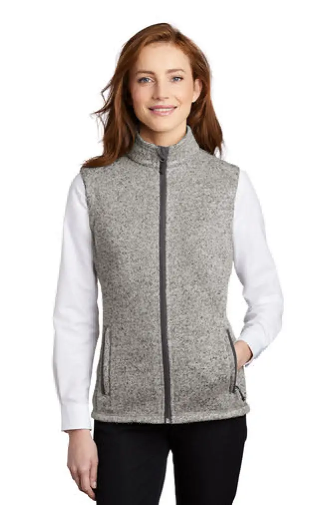 Port Authority ® Ladies Sweater Fleece Vest - L236