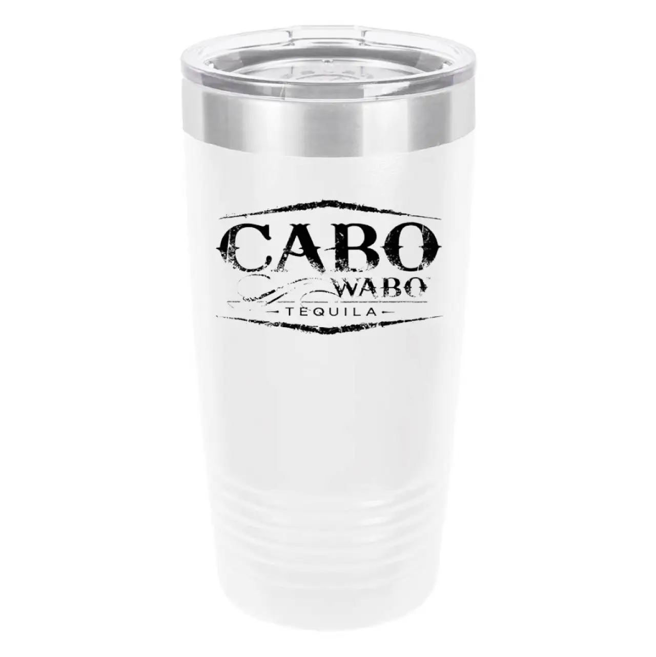 Polar Camel Cabo Wabo 20oz Tumbler - Ringneck Stainless Steel Tumbler Insulated Cup - Vacuum Insulated Tumbler with Clear Lid - Great Travel Tumbler - Premium Quality Stainless Steel Tumblers