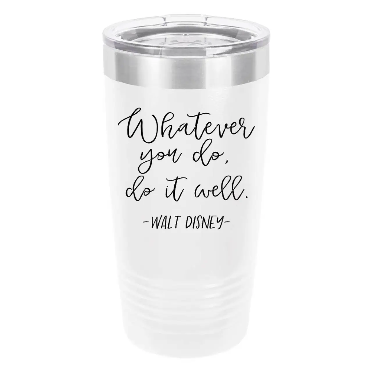 Polar Camel Disney 20oz Tumbler - Ringneck Stainless Steel Tumbler Insulated Cup - Vacuum Insulated Tumbler with Clear Lid - Great Travel Tumbler - Premium Quality Stainless Steel Tumblers