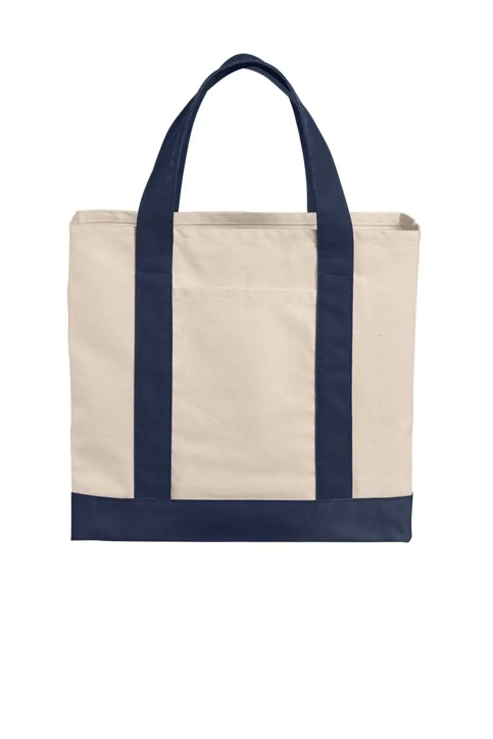 Port Authority® Cotton Canvas Two-Tone Tote - TP