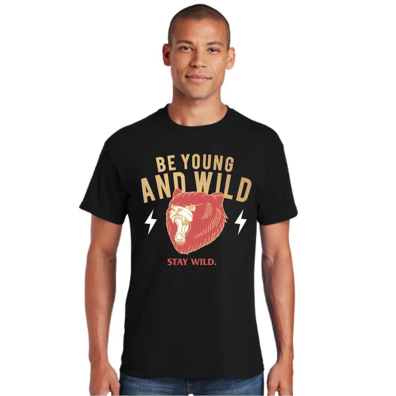 Stay Wild Young & Wild Tee PC54