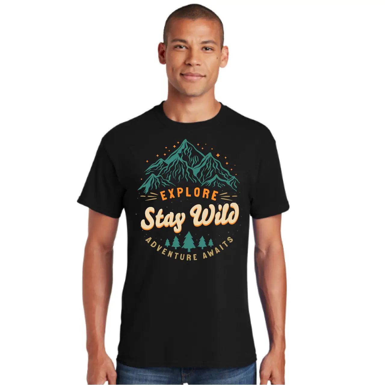 Stay Wild Explore Tee PC54