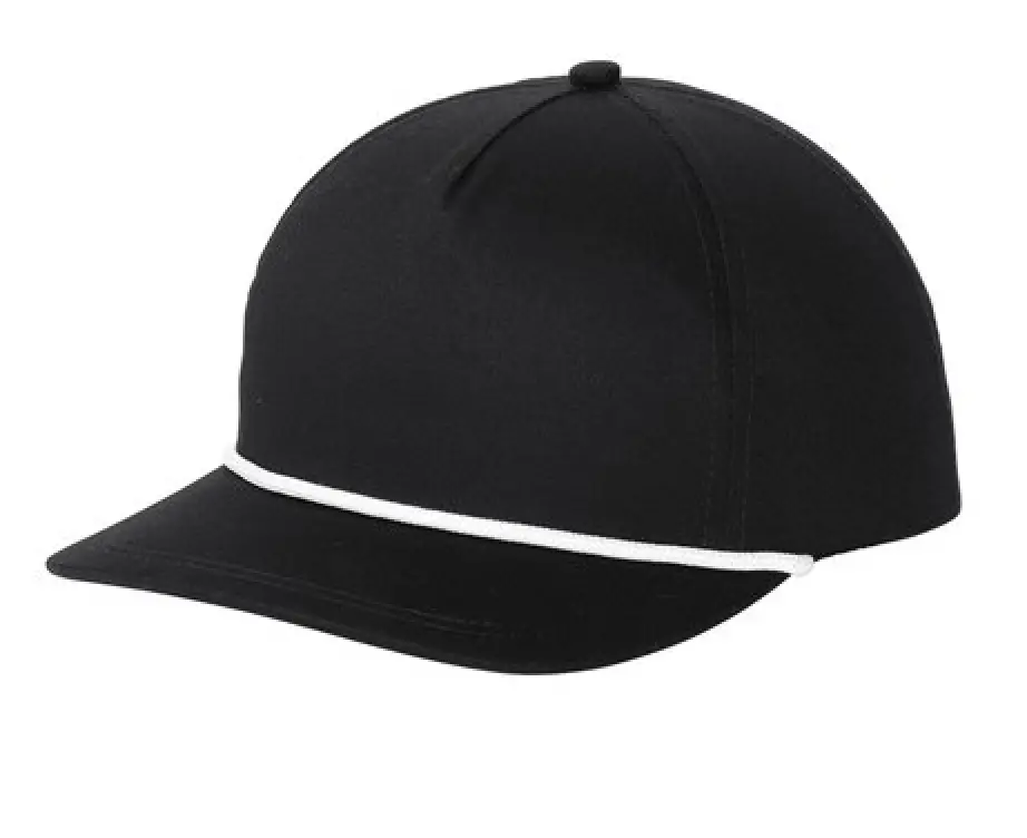 Port Authority® Snapback Five-Panel Rope Cap - TP