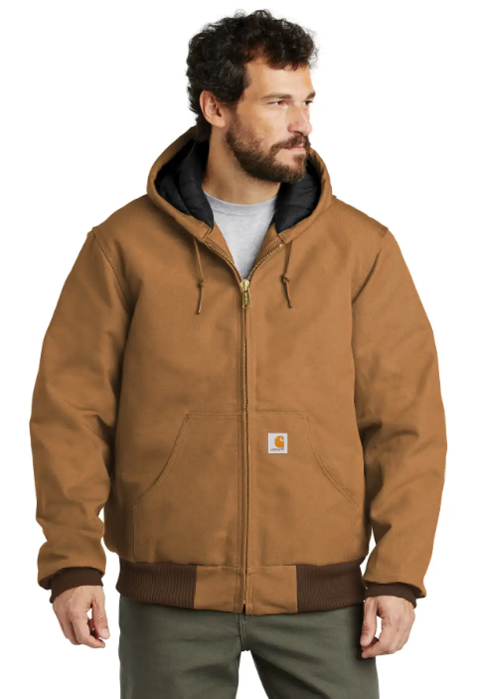 Carhartt ® Quilted-Flannel-Lined Duck Active Jac - Greenacres