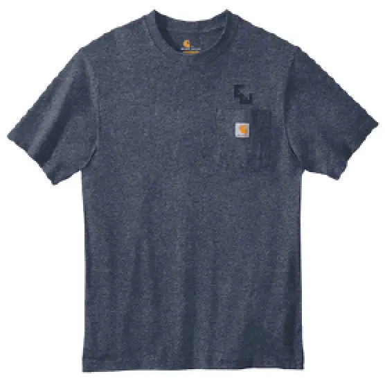 Embroidered Carhartt ® Tall Workwear Pocket Short Sleeve T-Shirt - CTTK87