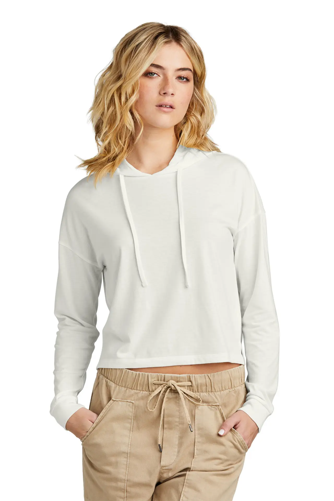 Midi Long Sleeve Hoodie - Embroidered with Cabana logo