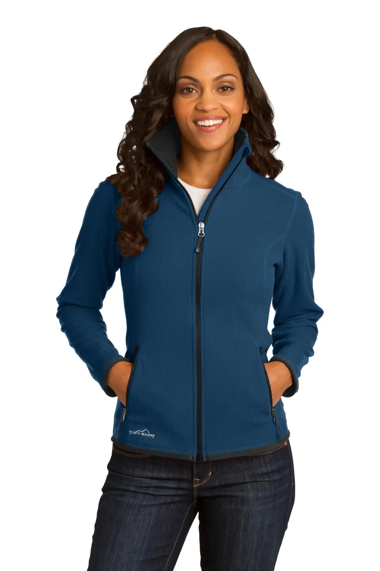 Eddie Bauer Ladies Full-Zip Vertical Fleece Jacket