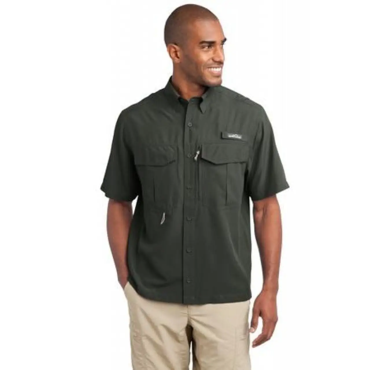 Eddie Bauer Short Sleeve Fishing Shirt