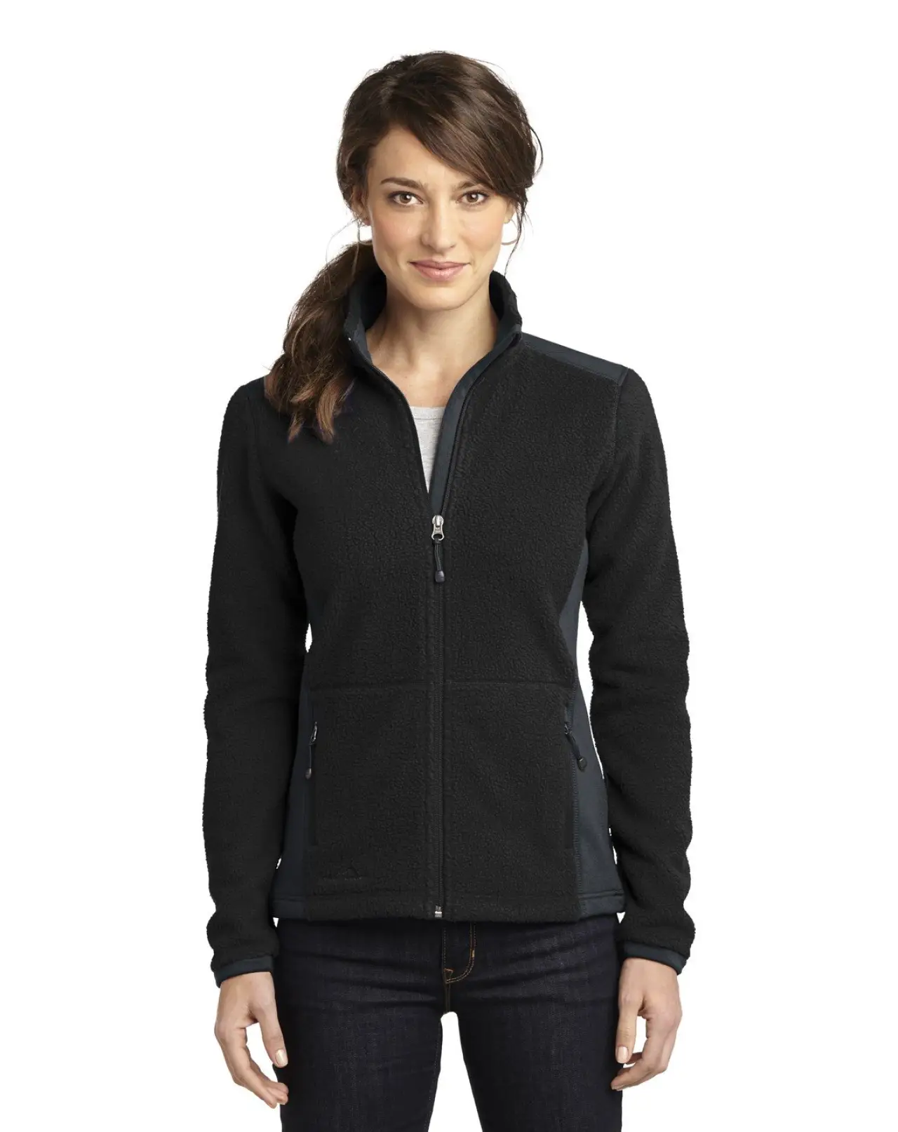 Ladies Full-Zip Sherpa Fleece Jacket