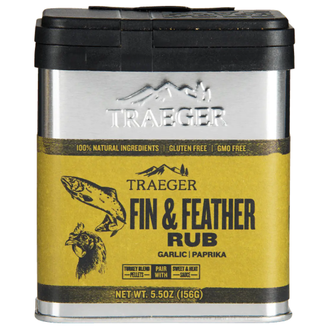 TRAEGER FIN & FEATHER RUB