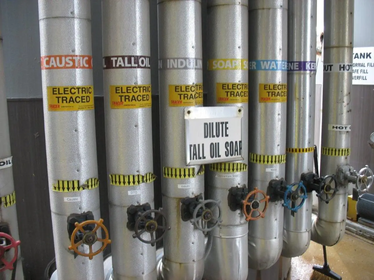 Emulsion Milling Reflective Sticker - Yellow Stripes