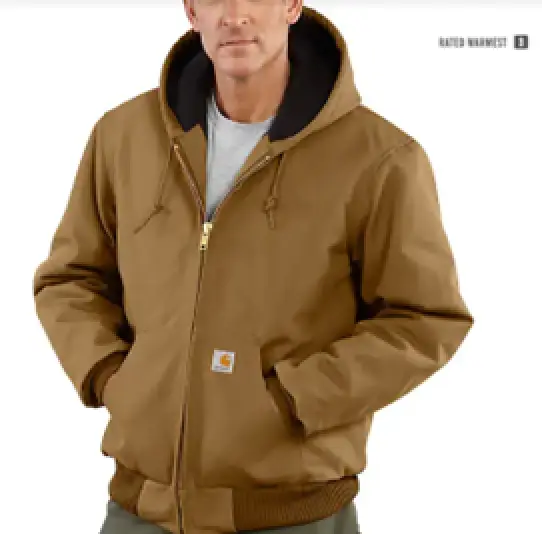 MEN'S FLANNEL LINED DUCK JACKET
