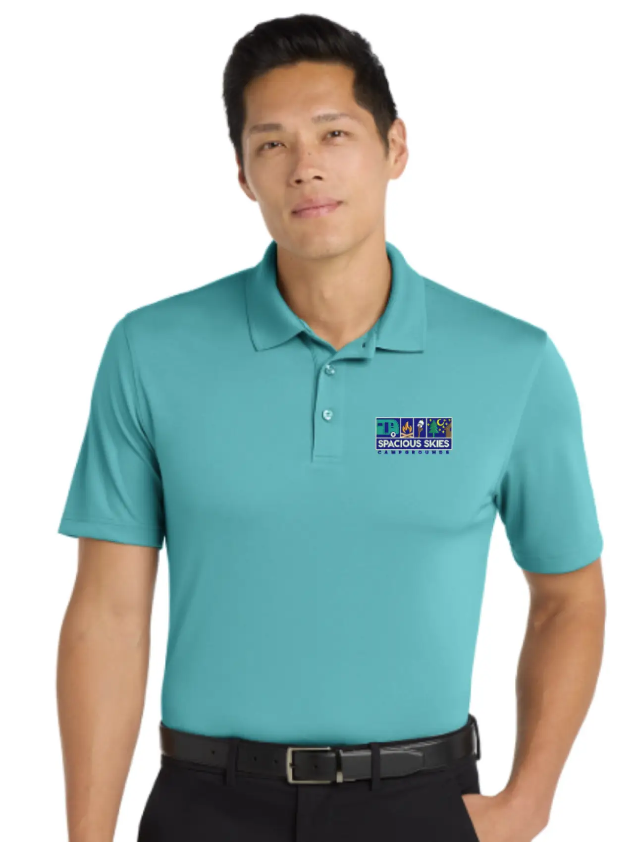 K110 Port Authority® Dry Zone® UV Micro-Mesh Polo | Spacious Skies Campgrounds