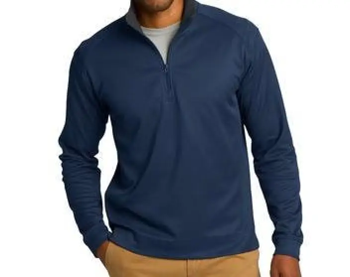 Port Authority Vertical Texture 1/4-Zip Pullover