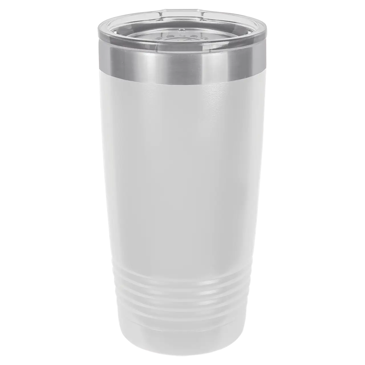 LTM7214 - 20 oz. White Ringneck Tumbler with Logo