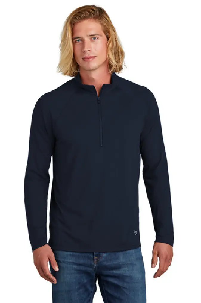NEA228 New Era® Power 1/2-Zip - TPMECH - BLACK