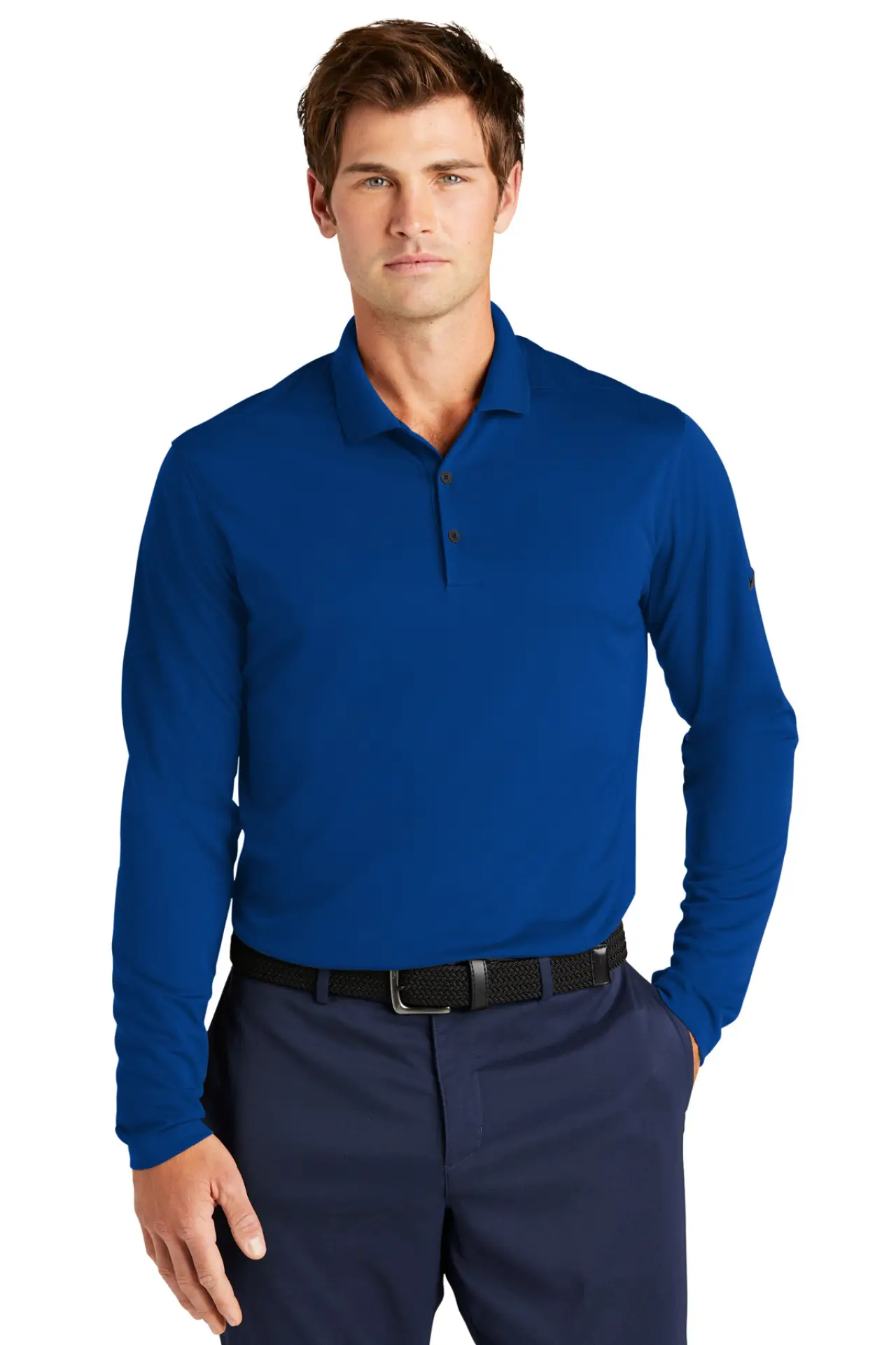 NKDC2104 Nike Dri-FIT Micro Pique 2.0 Long Sleeve Polo - FNB