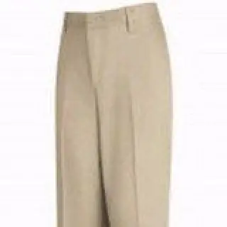 Women's Plain Front Casual Cotton Pant