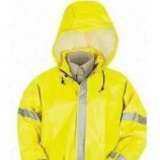 Hi-Visibility Flame Resistant Rain Jacket