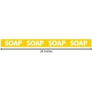 Soap Reflective Sticker - Yellow