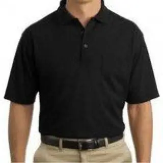 Cornerstone Pocket Pique Polo