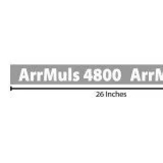 ArrMuls 4800 Reflective Sticker - Grey