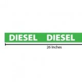 Diesel Reflective Sticker - Green