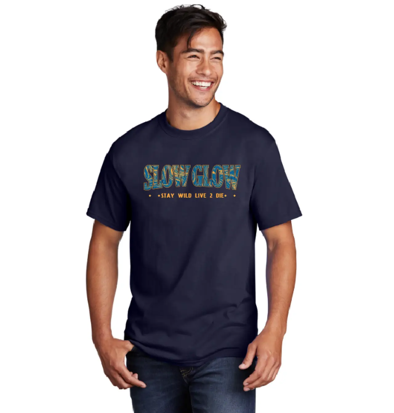 Stay Wild Slow Glow Tee PC54