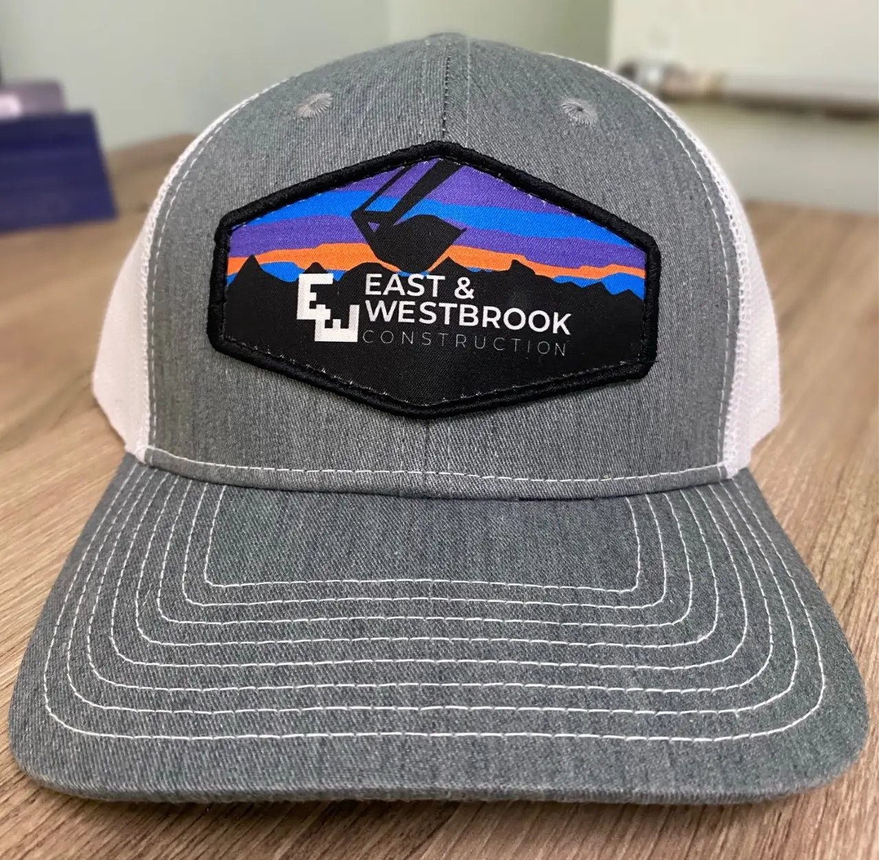 Outdoor Cap MB2020 Premium Trucker Cap - Heathered Grey/White