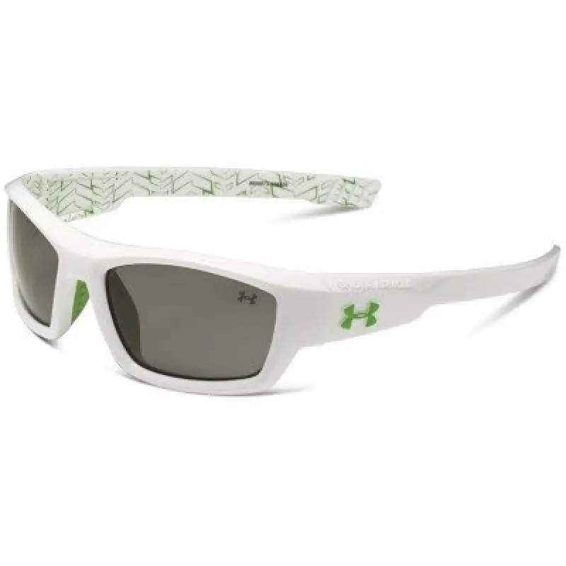 Under Armour Ace Shiny White Kid's Sunglasses