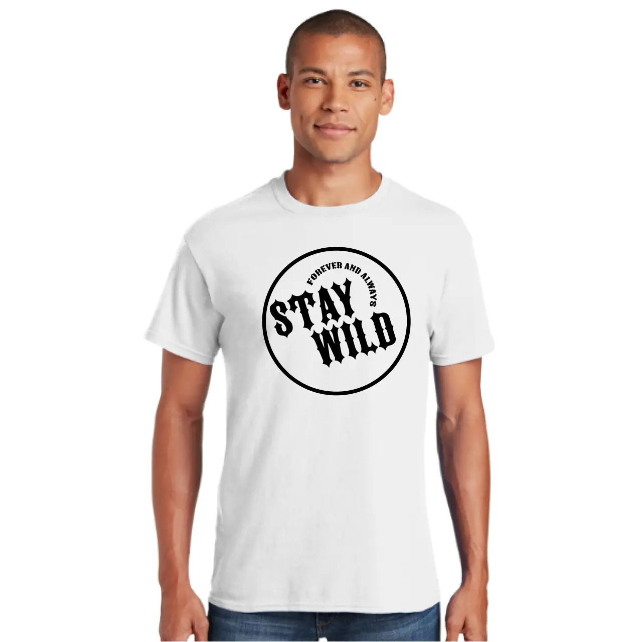 Stay Wild Forever & Always Tee PC54
