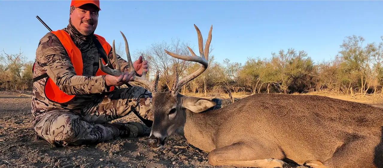 hunter with ram
