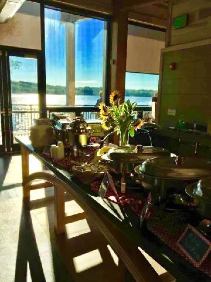 luncheon buffet display