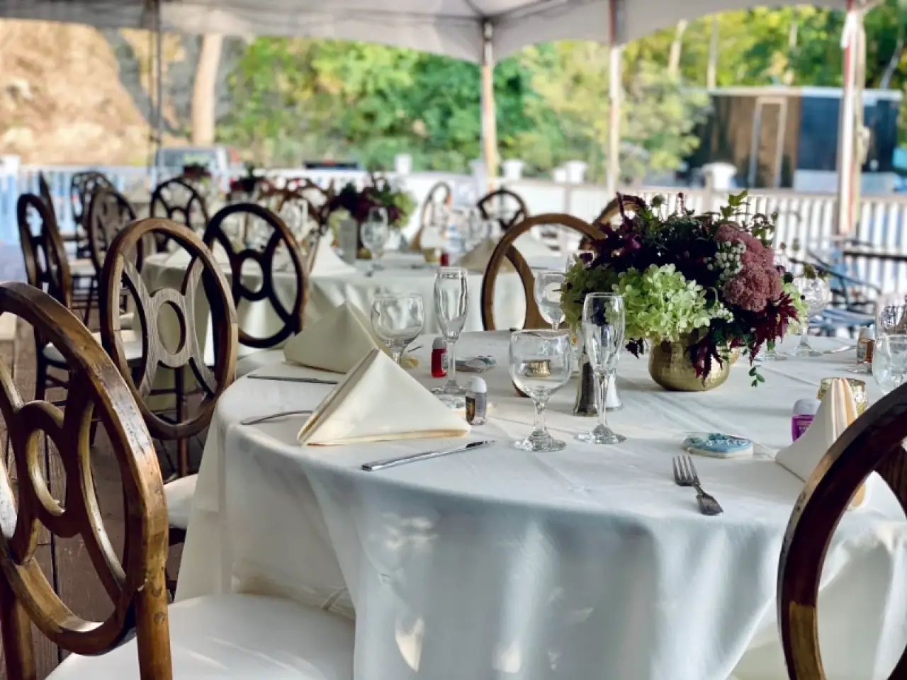 Corporate catering setup