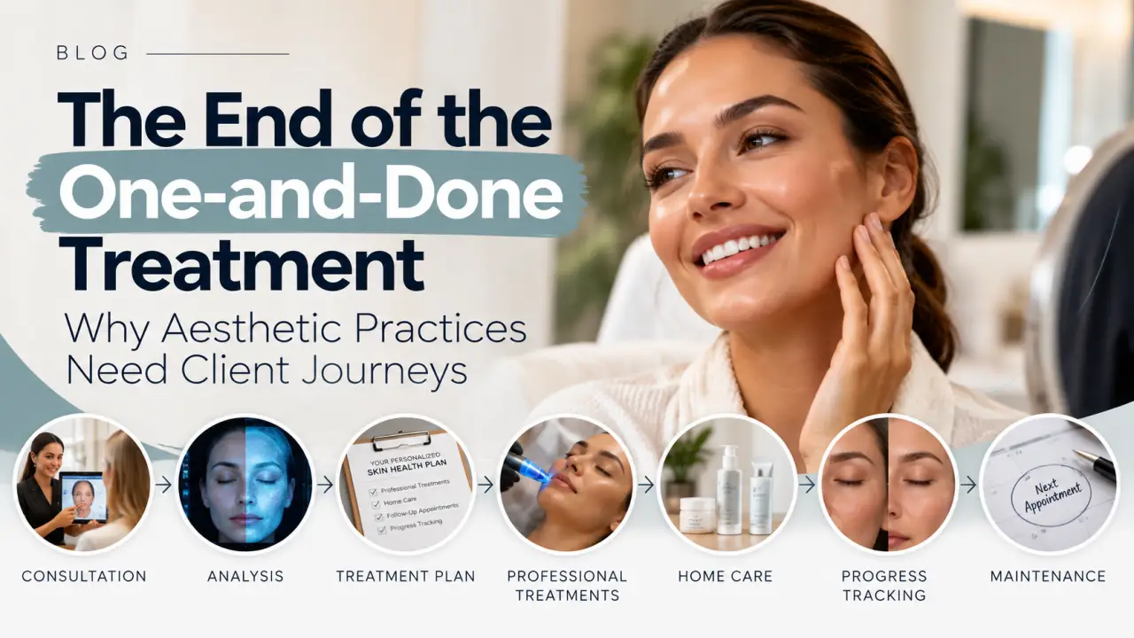The End of the One-and-Done Treatment: Why Aesthetic Practices Need Client Journeys
