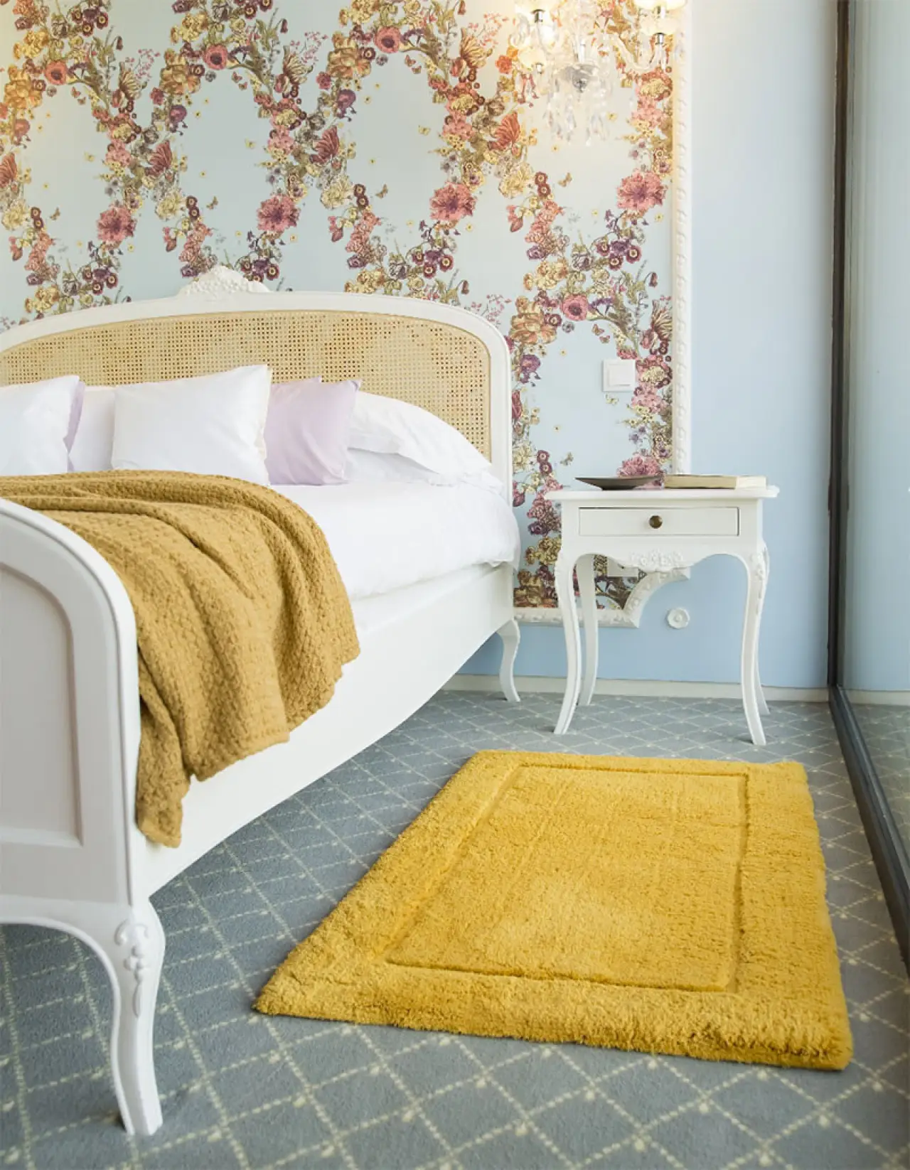 luxury yellow bedding