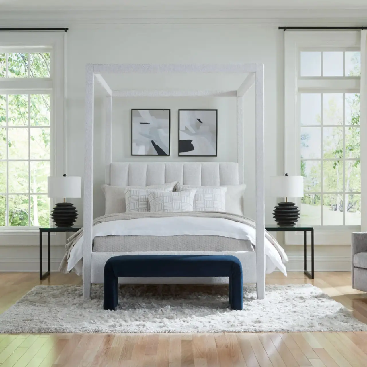 Monaco Four Post Canopy Bed by Lili Alessandra
