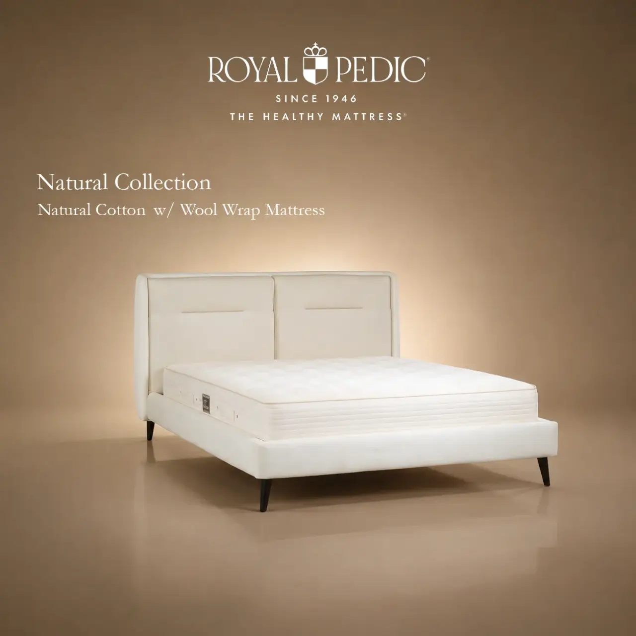Natural Cotton w/ Wool Wrap Mattress