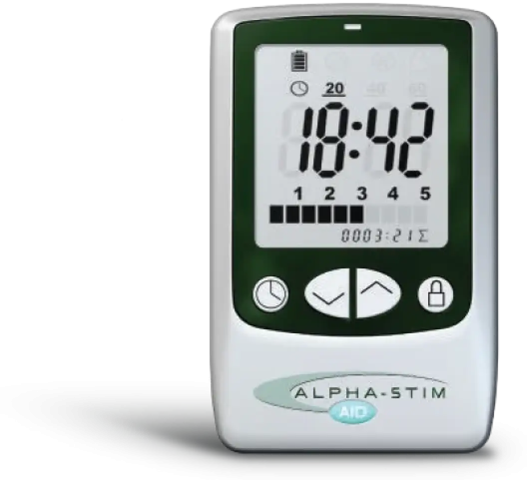alpha stim handheld device