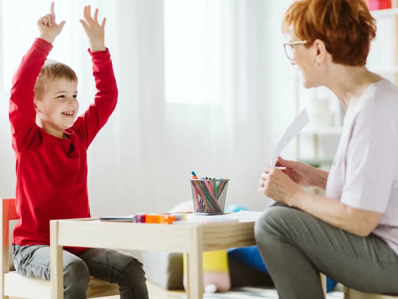 child and adult testing