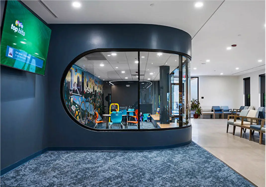 outside view of childrens waiting room