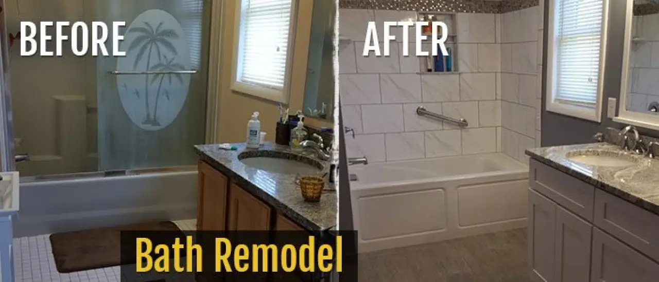 Bath Remodel Before & After