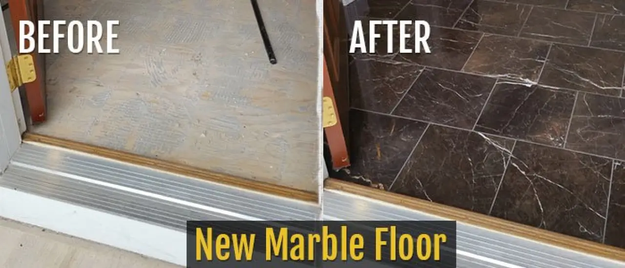 New Marble Floor