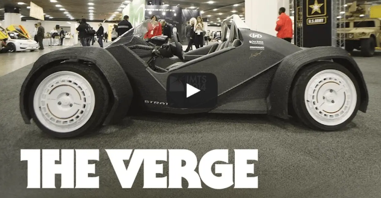 3D Printed Car Suggests Worlds of New Manufacturing Potential