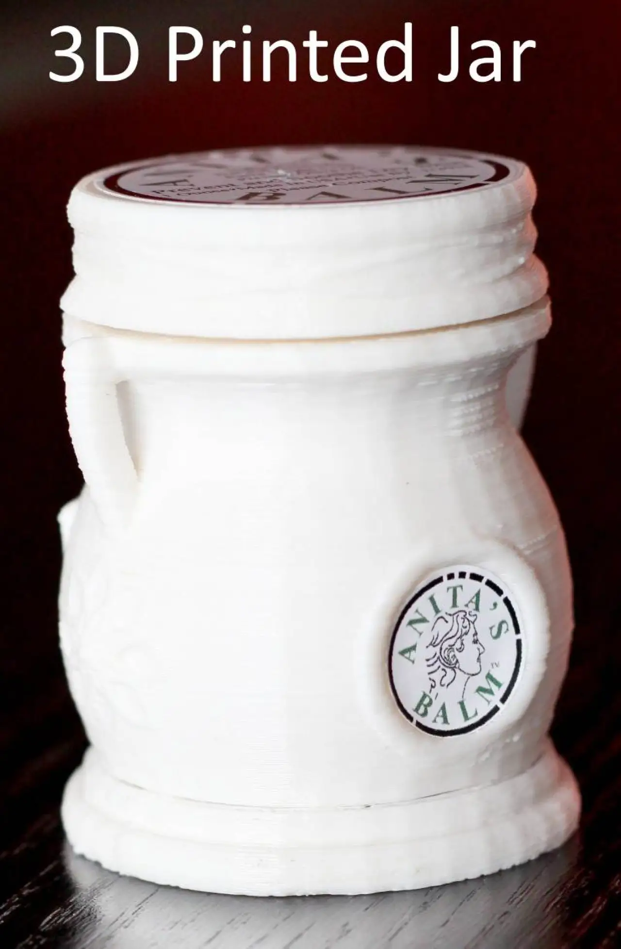 3D Printed Manufacturing of Custom Twist-Up Recyclable Balm Jar
