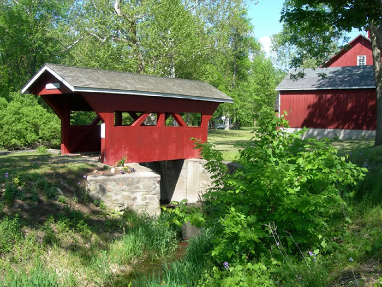 covered bridge on toganenwood property