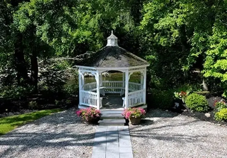 toganenwood estate barn ceremony gazebo