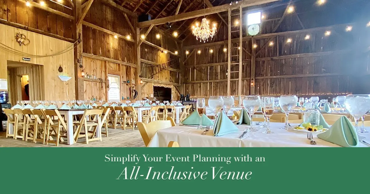 Simplify Your Event Planning with an All-Inclusive Venue at Toganenwood Estate Barn