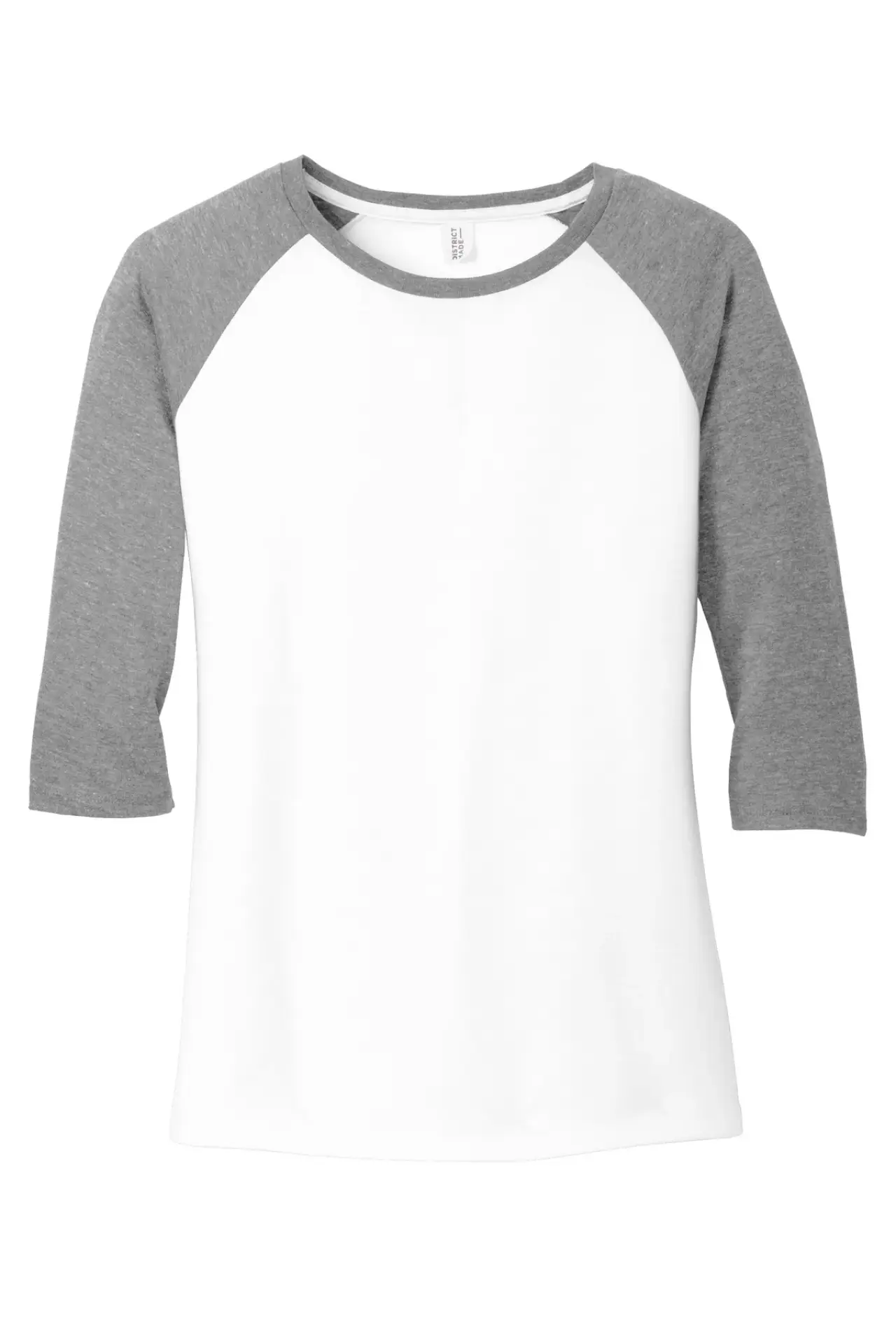 District Made Ladies Perfect Tri 3/4-Sleeve Raglan